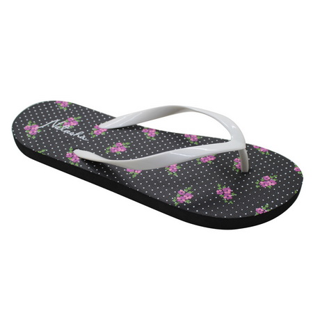 Custom printed flip flops